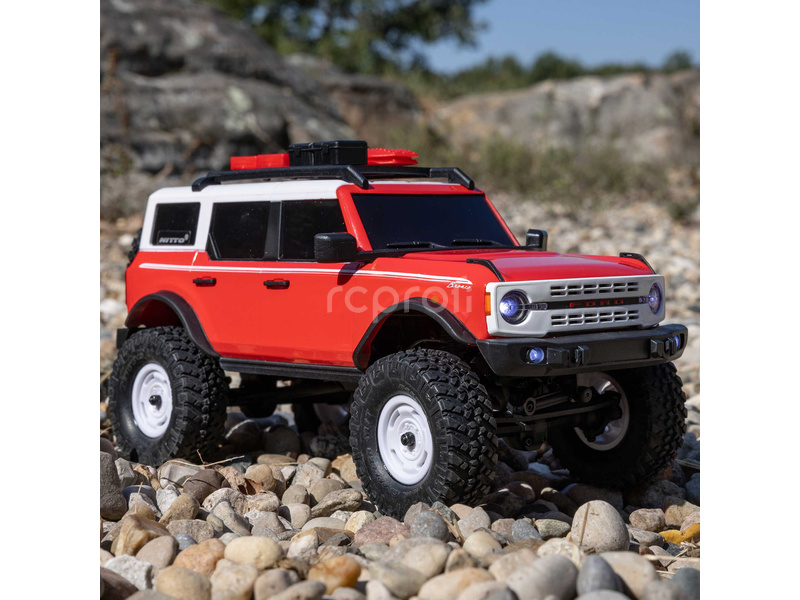RC auto Axial SCX24 Ford Bronco 2021 1:24 4WD RTR, bílá