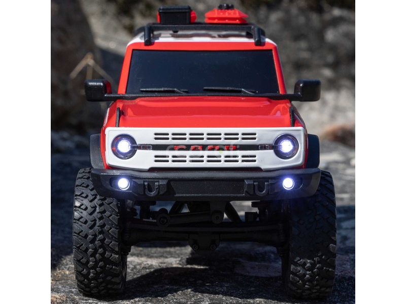 RC auto Axial SCX24 Ford Bronco 2021 1:24 4WD RTR, bílá