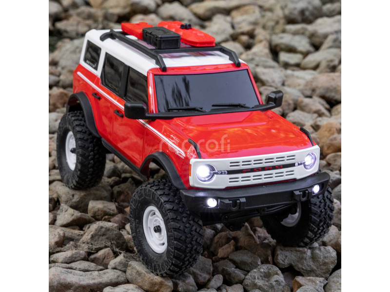 RC auto Axial SCX24 Ford Bronco 2021 1:24 4WD RTR, bílá