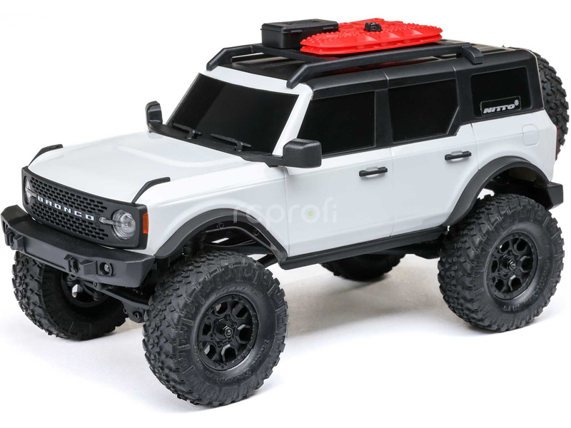 RC auto Axial SCX24 Ford Bronco 2021 1:24 4WD RTR, bílá