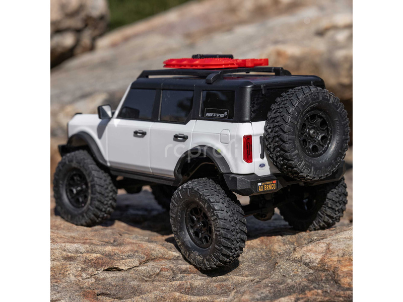 RC auto Axial SCX24 Ford Bronco 2021 1:24 4WD RTR, bílá