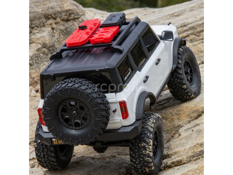RC auto Axial SCX24 Ford Bronco 2021 1:24 4WD RTR, bílá