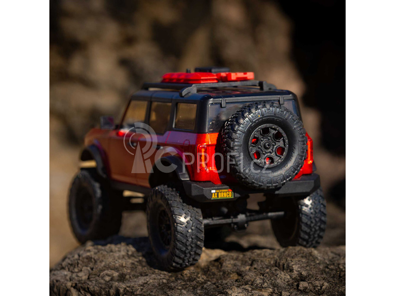 RC auto Axial SCX24 Ford Bronco 2021 1:24 4WD RTR, červená