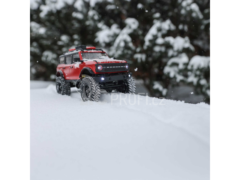 RC auto Axial SCX24 Ford Bronco 2021 1:24 4WD RTR, červená