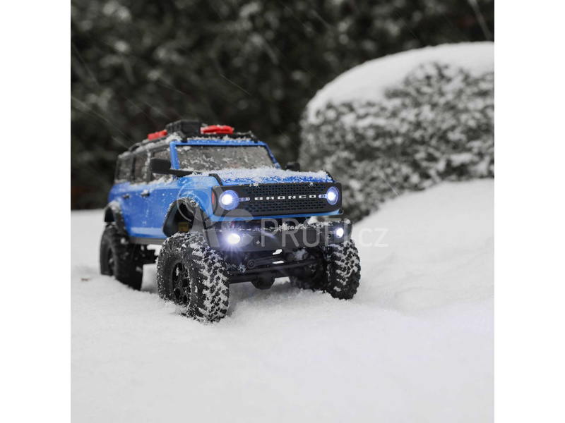 RC auto Axial SCX24 Ford Bronco 2021 1:24 4WD RTR, červená