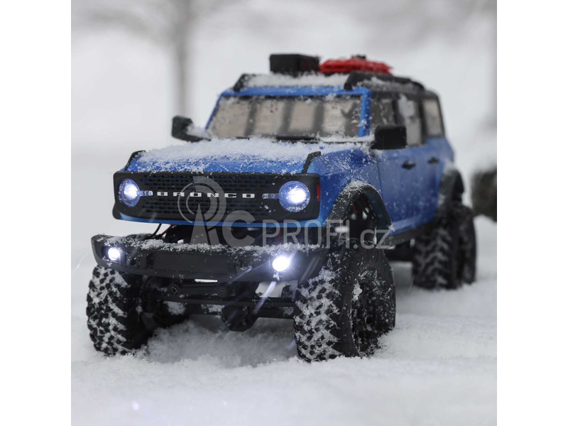 RC auto Axial SCX24 Ford Bronco 2021 1:24 4WD RTR, červená