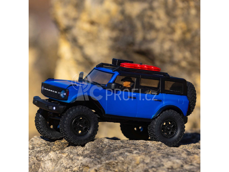 RC auto Axial SCX24 Ford Bronco 2021 1:24 4WD RTR, červená