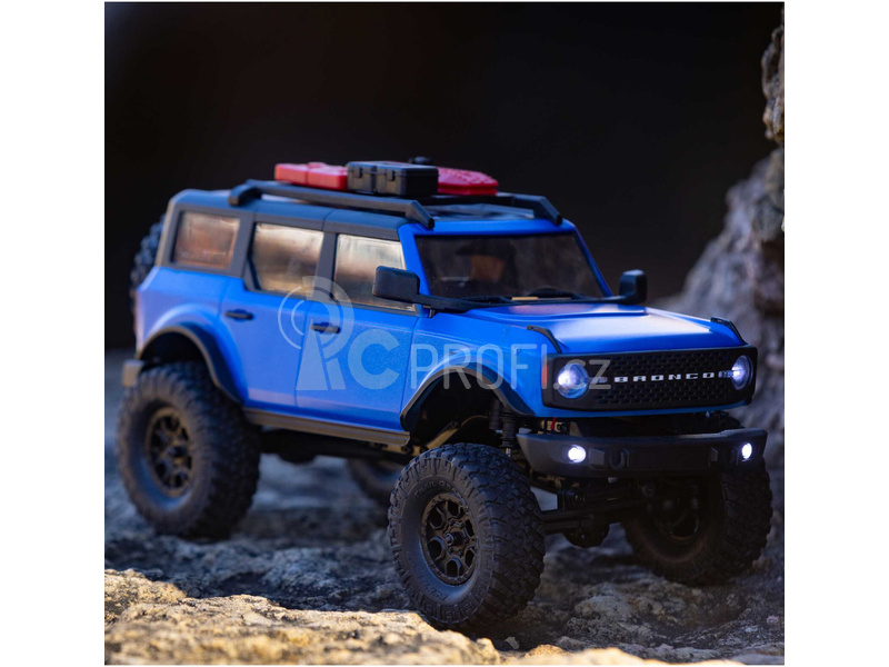 RC auto Axial SCX24 Ford Bronco 2021 1:24 4WD RTR, červená