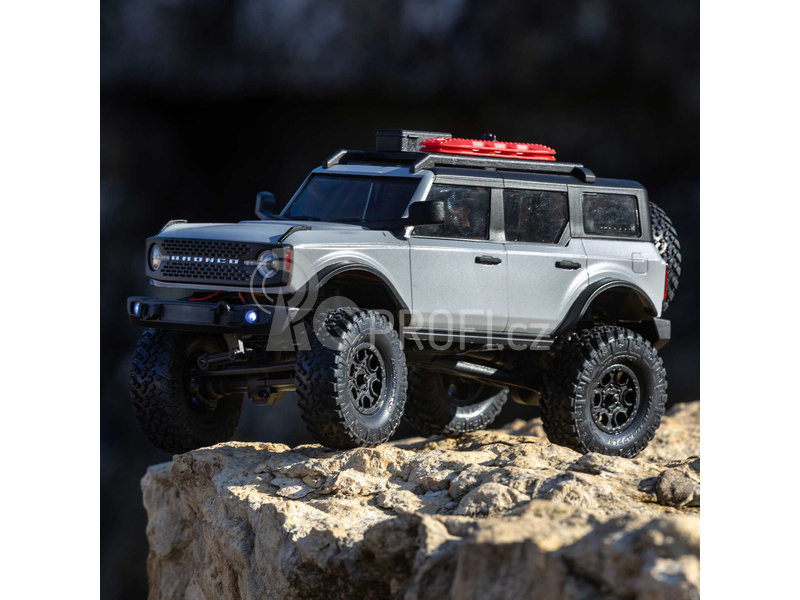 RC auto Axial SCX24 Ford Bronco 2021 1:24 4WD RTR, červená