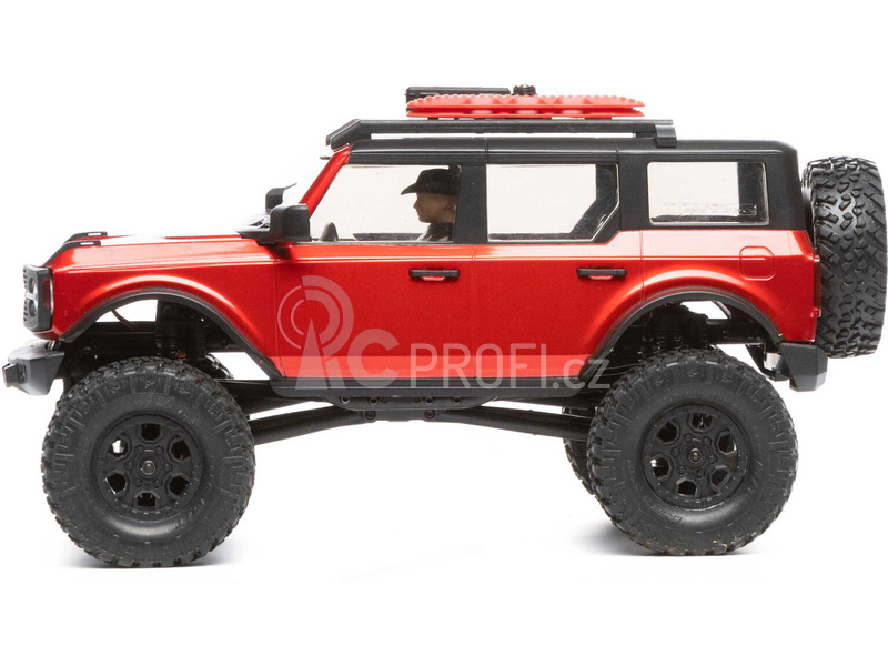 RC auto Axial SCX24 Ford Bronco 2021 1:24 4WD RTR, červená