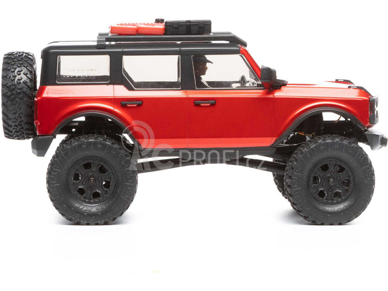 RC auto Axial SCX24 Ford Bronco 2021 1:24 4WD RTR, červená