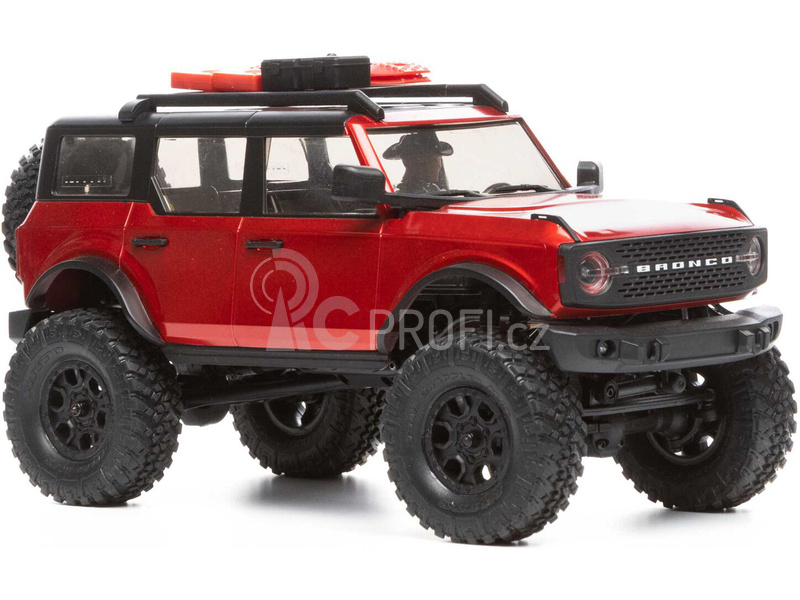 RC auto Axial SCX24 Ford Bronco 2021 1:24 4WD RTR, červená