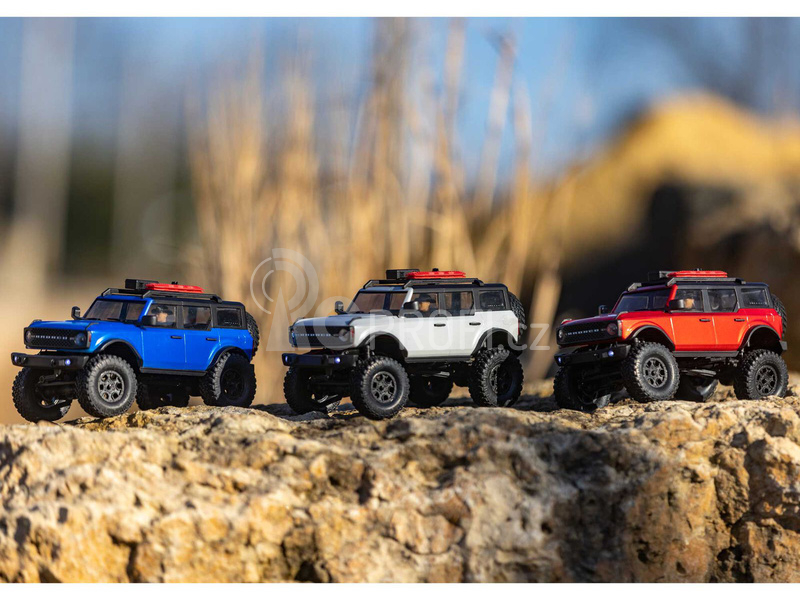 RC auto Axial SCX24 Ford Bronco 2021 1:24 4WD RTR, červená