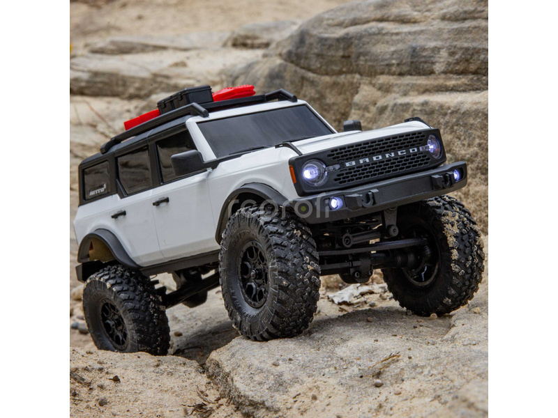 RC auto Axial SCX24 Ford Bronco 2021 1:24 4WD RTR, červená