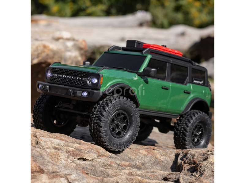 RC auto Axial SCX24 Ford Bronco 2021 1:24 4WD RTR, červená