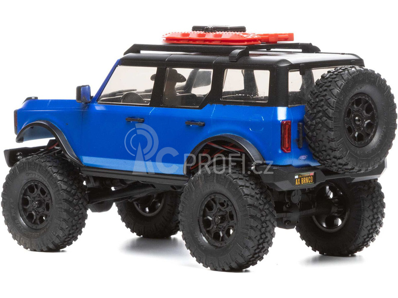 RC auto Axial SCX24 Ford Bronco 2021 1:24 4WD RTR, modrá
