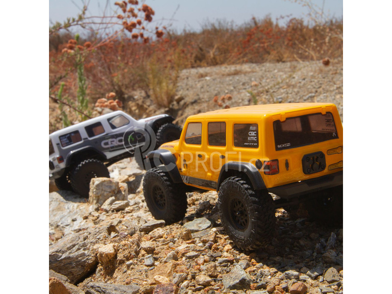 Axial SCX24 Jeep Wrangler JLU CRC 2019 1:24 4WD RTR bílý