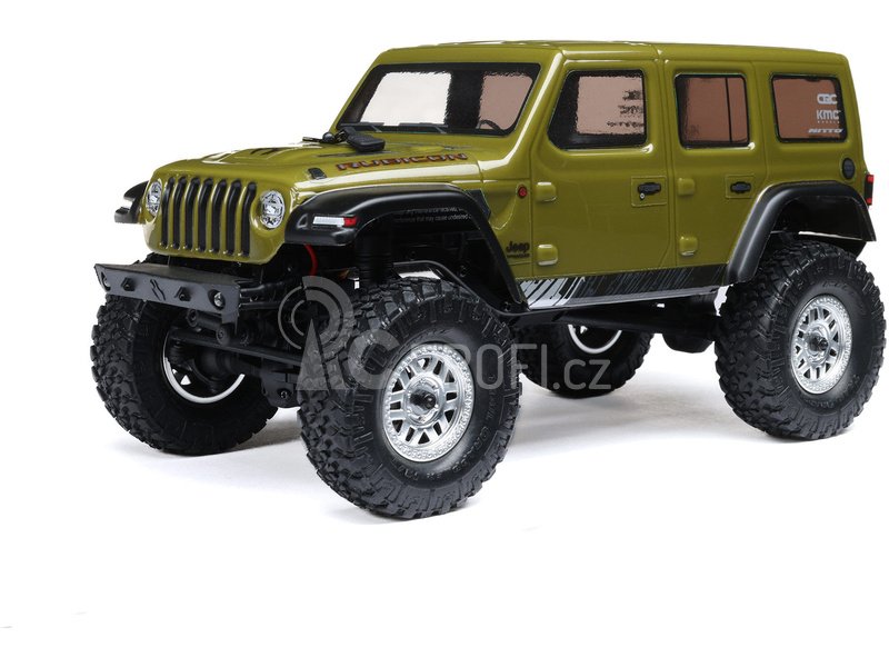 RC auto Axial SCX24 Jeep Wrangler JLU CRC 2019 V2 1:24 4WD RTR, zelená