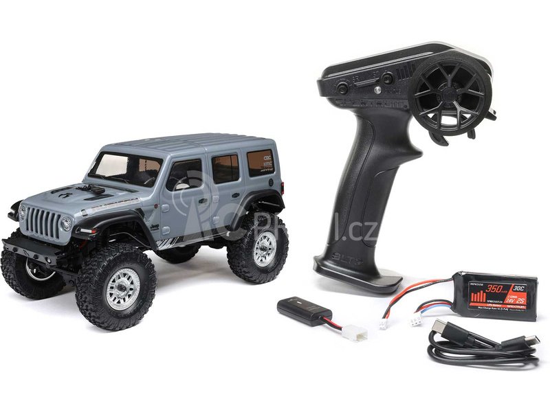 RC auto Axial SCX24 Jeep Wrangler JLU CRC 2019 V2 1:24 4WD RTR, zelená