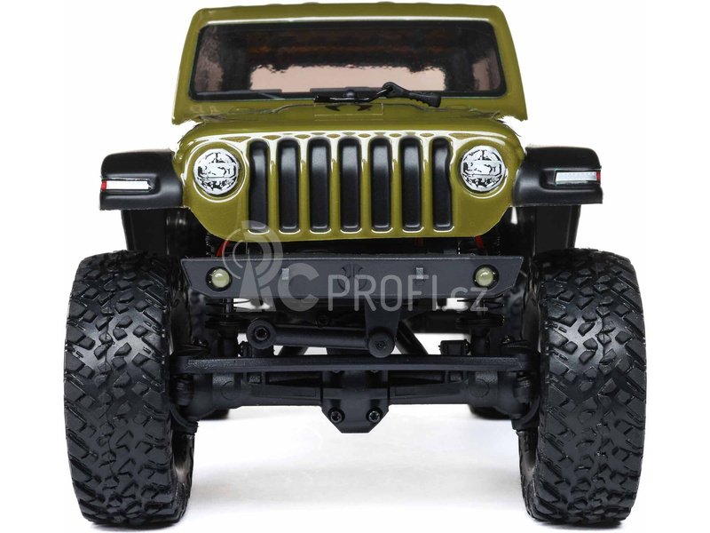 RC auto Axial SCX24 Jeep Wrangler JLU CRC 2019 V2 1:24 4WD RTR, zelená