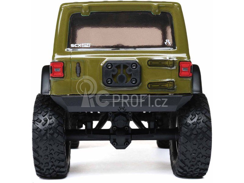 RC auto Axial SCX24 Jeep Wrangler JLU CRC 2019 V2 1:24 4WD RTR, zelená