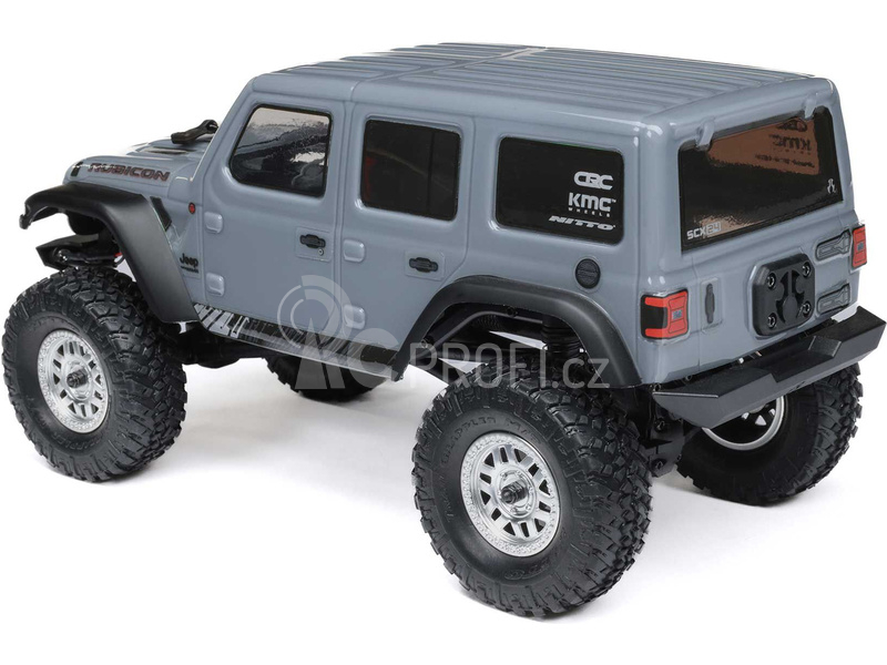 RC auto Axial SCX24 Jeep Wrangler JLU CRC 2019 V3 1:24 4WD RTR, šedá