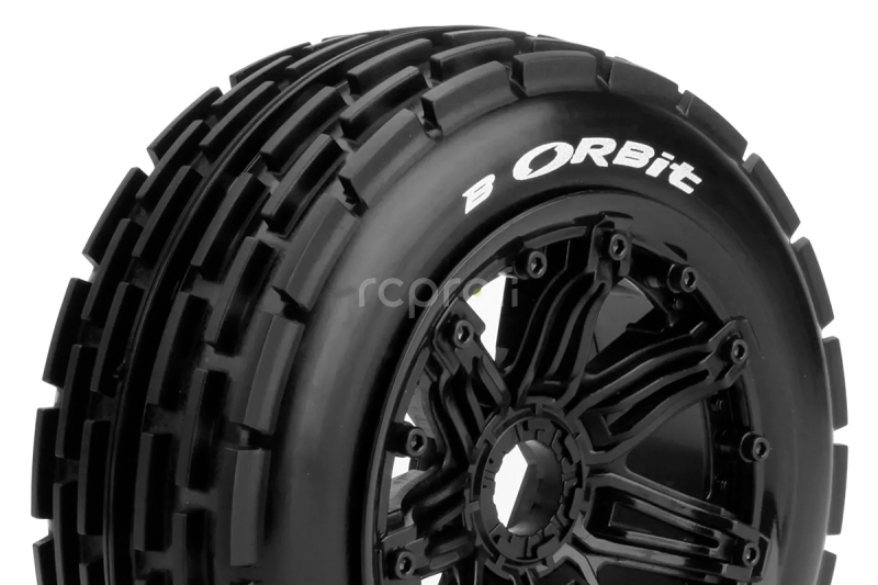 B-ORBIT SPORT 1/5 Baja přední 24mm hex, černé disky, 2 ks