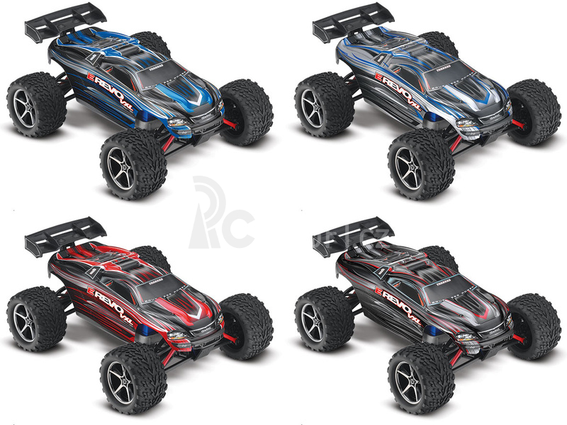 RC auto Traxxas E-Revo, černá