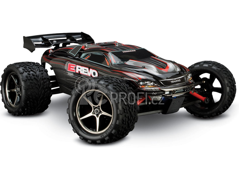 RC auto Traxxas E-Revo, černá