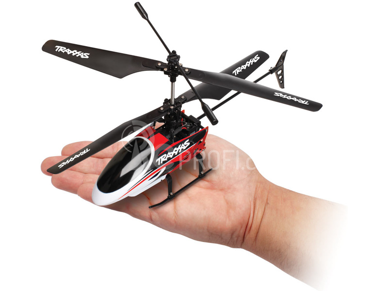 RC mikrovrtulník Traxxas DR-1, červená