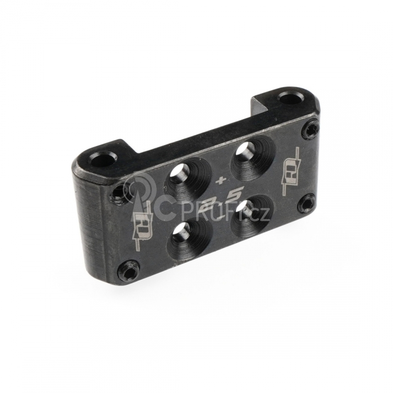 B7 přední ocelový držák zavěšení / bulkhead +/-2.5°, černý