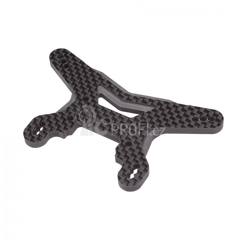 B74 uhlíkové zadní parohy/držáky tlumičů - LCG pro 27,5mm těla tlumičů