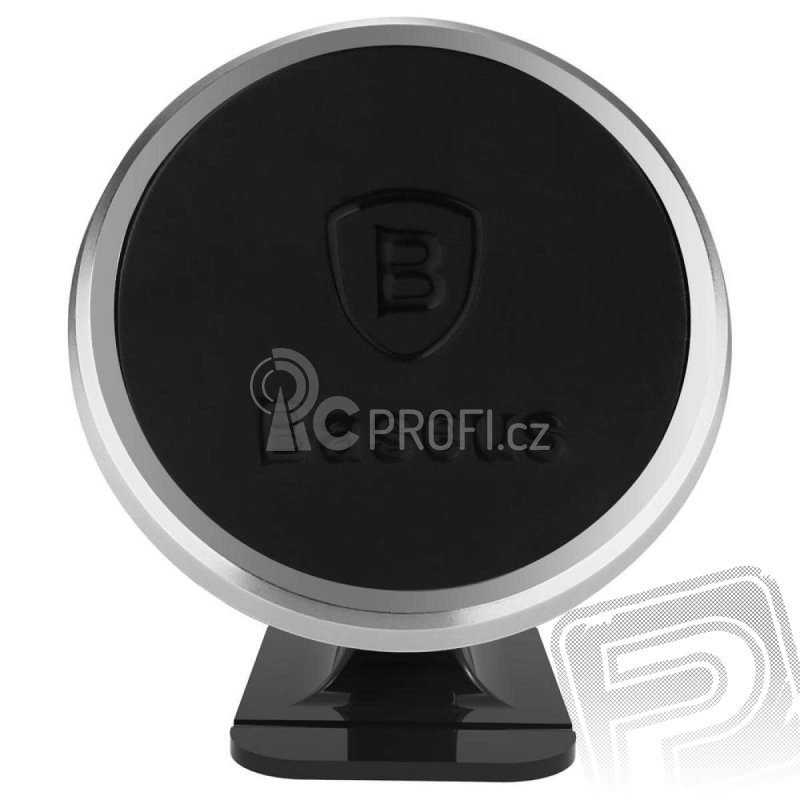 Baseus 360° magnetický držák mobilního telefonu (stříbrný)