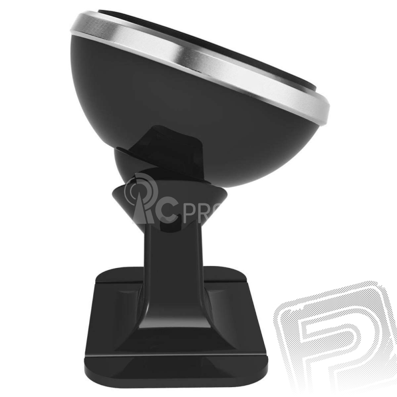 Baseus 360° magnetický držák mobilního telefonu (stříbrný)