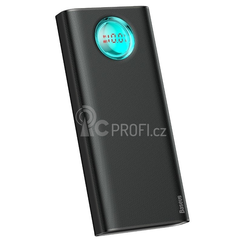 Baseus Amblight Digital Display Quick charge PD3.0+QC3.0 Power Bank 18W 20000mAh Black