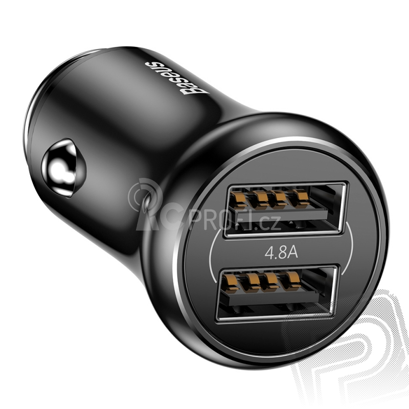 Baseus Gentlemen duální USB nabíječ do vozidla.
