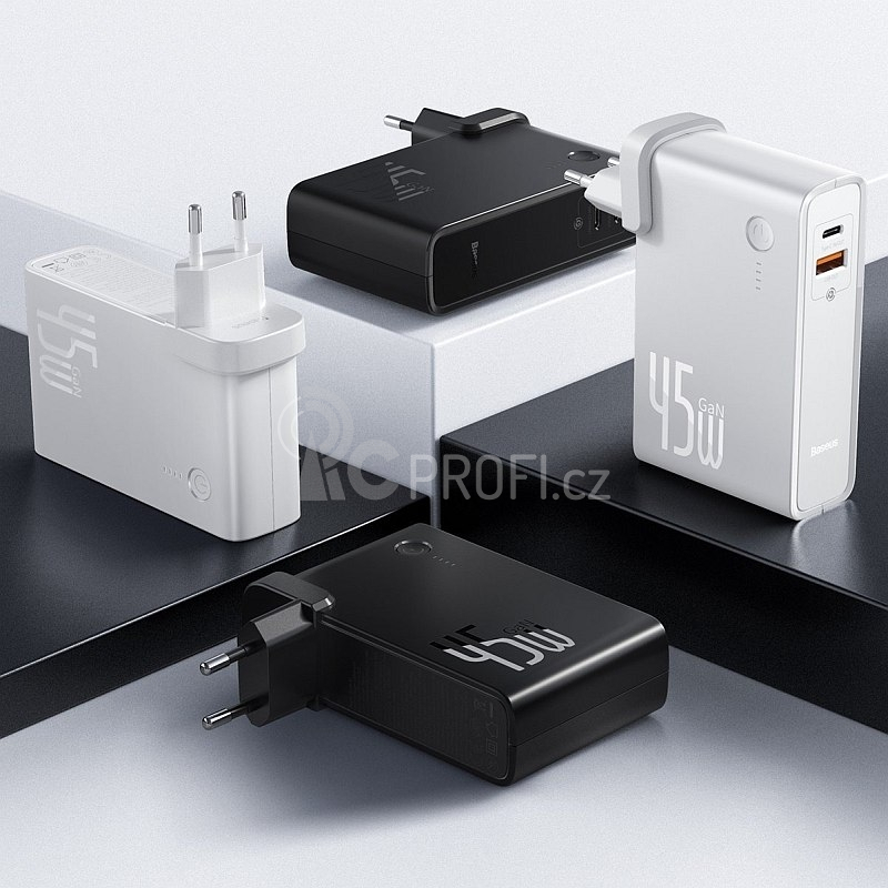 Baseus Power Station (GaN) 10000mAh 45W EU Black
