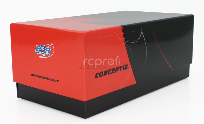 Bbr-models Alfa romeo Tonale Tributo Black Roof 2023 - Con Vetrina - With Showcase 1:18 Rosso Alfa - Červená