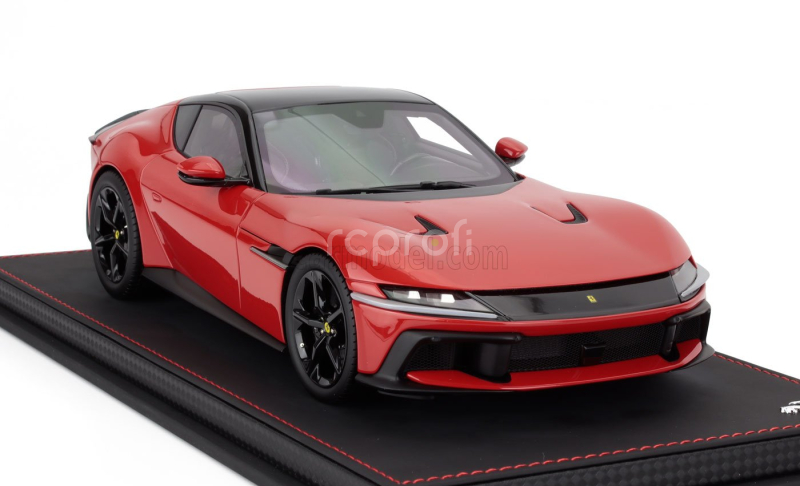 Bbr-models Ferrari 12cilindri Coupe V12 830cv 2024 - Con Vetrina - With Showcase 1:18 Rosso Corsa - Červená