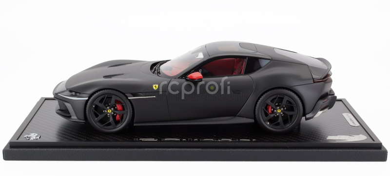 Bbr-models Ferrari 12cilindri V12 830cv Panoramic Roof 2024 - Con Vetrina - With Showcase 1:18 Nero Opaco - Matná Černá