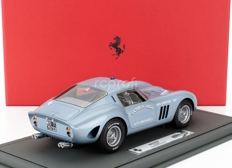 Bbr-models Ferrari 250 Gto S/n3589 Coupe Victoria High School 1965 1:18 Světle Modrá Met