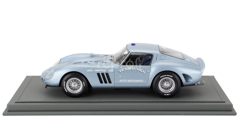Bbr-models Ferrari 250 Gto S/n3589 Coupe Victoria High School 1965 1:18 Světle Modrá Met