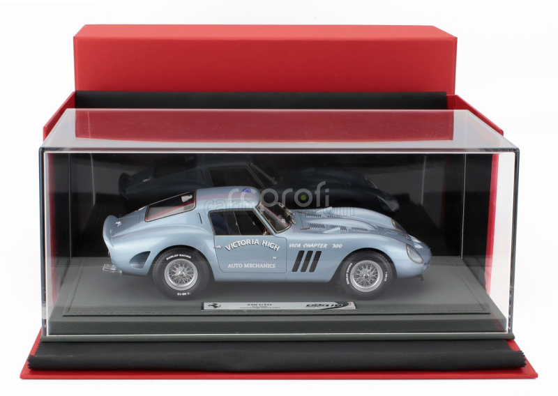 Bbr-models Ferrari 250 Gto S/n3589 Coupe Victoria High School 1965 1:18 Světle Modrá Met