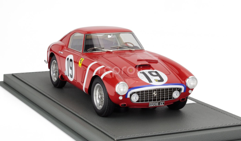 Bbr-models Ferrari 250gt Swb 3.0l V12 Team N.a.r.t. North American Racing N 19 24h Le Mans 1960 Ed Hugus - Augie Pabst - Con Vetrina - With Showcase 1:18 Red