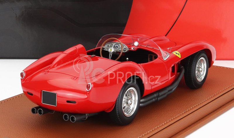 Bbr-models Ferrari 250tr Testarossa Spider 1957 - Con Vetrina - With Showcase 1:18 Red