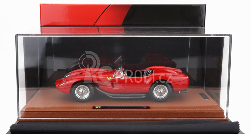 Bbr-models Ferrari 250tr Testarossa Spider 1957 - Con Vetrina - With Showcase 1:18 Red
