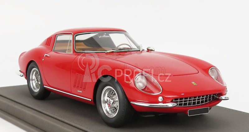 Bbr-models Ferrari 275 Gtb2 Coupe 1966 - Con Vetrina - With Showcase 1:18 Red