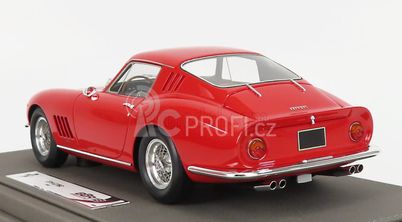 Bbr-models Ferrari 275 Gtb2 Coupe 1966 - Con Vetrina - With Showcase 1:18 Red