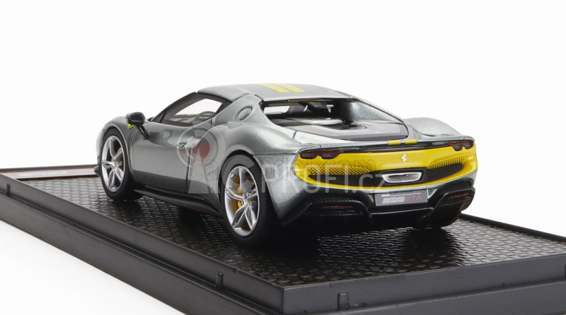 Bbr-models Ferrari 296 Gtb Assetto Fiorano 2022 1:43 Grigio Corburn - Šedožlutá