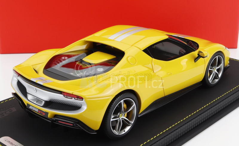 Bbr-models Ferrari 296 Gtb Assetto Fiorano 2022 1:18, žlutá